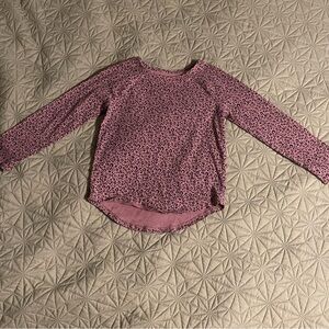 Cat & Jack Pink Patterned Long Sleeve Tee